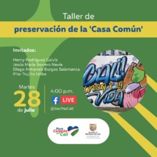  &ldquo;Di&aacute;logos por una ciudad ecol&oacute;gica: &iquest;c&oacute;mo protegemos la casa com&uacute;n?&rdquo;, ma&ntilde;ana martes, 4 p.m.