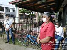 El &lsquo;M&oacute;vil por la Vida&rsquo; realiz&oacute; simulacro de COVID-19 en el barrio La Merced