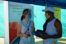 Sesenta familias beneficiarias del Jarill&oacute;n dejan atr&aacute;s un riesgo inminente al recibir su vivienda nueva  