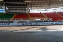 Un coloso se prepara para recibir el ciclismo de pista y el patinaje art&iacute;stico