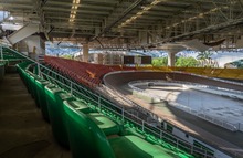 Un coloso se prepara para recibir el ciclismo de pista y el patinaje art&iacute;stico