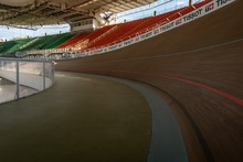 Un coloso se prepara para recibir el ciclismo de pista y el patinaje art&iacute;stico