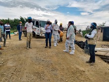 Eval&uacute;an protocolos de bioseguridad en el puente del r&iacute;o la Avenida Ciudad de Cali sobre el r&iacute;o Lili