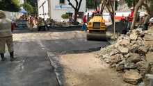 Intervenciones viales contin&uacute;an para recuperar malla vial de Cali