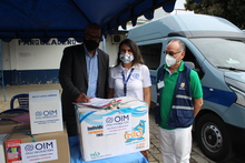 Villahermosa recibe donaci&oacute;n de la OIM  