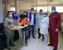 Red de Salud Sur Oriente celebr&oacute; la recuperaci&oacute;n y el primer cumplea&ntilde;os del menor v&iacute;ctima del atentando en Llano Verde