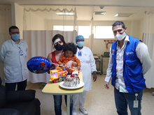 Red de Salud Sur Oriente celebr&oacute; la recuperaci&oacute;n y el primer cumplea&ntilde;os del menor v&iacute;ctima del atentando en Llano Verde