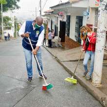 Limpieza, bioseguridad y educaci&oacute;n se toman la colina de San Antonio
