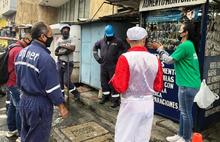 Acompa&ntilde;amos a la comunidad de El Morichal y del centro, en jornada de desinfecci&oacute;n