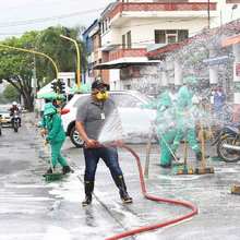 Alameda recibi&oacute; un ba&ntilde;o de amor y compromiso por parte de la Alcald&iacute;a