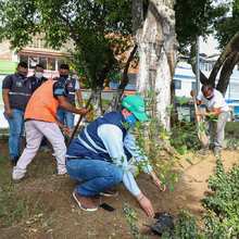 Alameda recibi&oacute; un ba&ntilde;o de amor y compromiso por parte de la Alcald&iacute;a