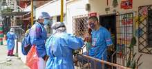 A domicilio atienden adultos mayores y personas con enfermedades de base