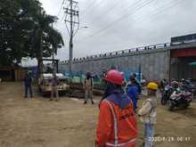 Validan cumplimiento de protocolos de bioseguridad en obras del municipio