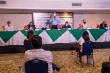 Cali Ciudad Deportiva lanz&oacute; el bal&oacute;n de la Liga Profesional de Baloncesto