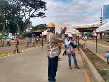 El &lsquo;M&oacute;vil por la Vida&rsquo; promueve buenas pr&aacute;cticas de cuidado en el trabajo en las &lsquo;Obras del Sur&rsquo;