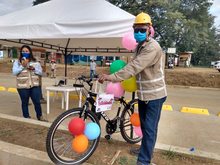 El &lsquo;M&oacute;vil por la Vida&rsquo; promueve buenas pr&aacute;cticas de cuidado en el trabajo en las &lsquo;Obras del Sur&rsquo;