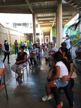 Ni&ntilde;os, ni&ntilde;as y adultos recibieron su vacuna hoy en la IEO Nuevo Latir