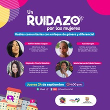Desde radios comunitarias con enfoque de g&eacute;nero, un nuevo &lsquo;Ruidazo por las mujeres&rsquo;