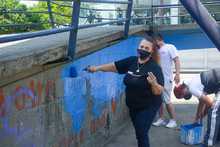 Los habitantes de la Nueva Base se pusieron la &lsquo;10&rsquo; por su barrio 