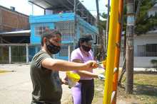 Los habitantes de la Nueva Base se pusieron la &lsquo;10&rsquo; por su barrio 