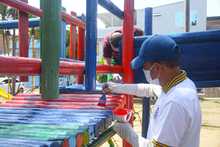 Los habitantes de la Nueva Base se pusieron la &lsquo;10&rsquo; por su barrio 