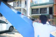 Los habitantes de la Nueva Base se pusieron la &lsquo;10&rsquo; por su barrio 