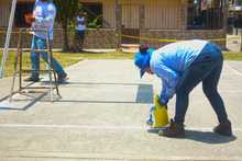 Los habitantes de la Nueva Base se pusieron la &lsquo;10&rsquo; por su barrio 