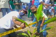 Los habitantes de la Nueva Base se pusieron la &lsquo;10&rsquo; por su barrio 