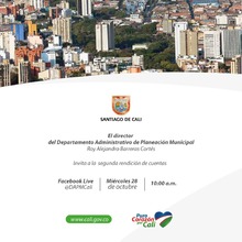 Departamento Administrativo de Planeaci&oacute;n Municipal invita a su rendici&oacute;n de cuentas