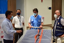 59 camas hospitalarias fueron donadas a la ESE Centro por la ONU
