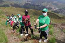 Juventud &lsquo;guardiana de vida&rsquo; sembr&oacute;, bail&oacute; y cant&oacute; en el cerro de Cristo Rey