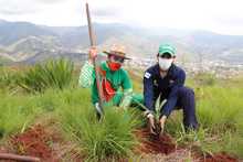 Juventud &lsquo;guardiana de vida&rsquo; sembr&oacute;, bail&oacute; y cant&oacute; en el cerro de Cristo Rey