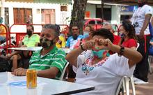 Un centenar de cale&ntilde;os particip&oacute; del Bio Bazar en el parque Obrero