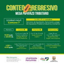 La Unidad M&oacute;vil del Megapapayazo recorrer&aacute; esta semana barrios de las Comunas 7 y 13