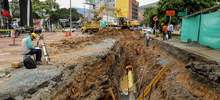 Obras en Avenida Roosevelt con 39 buscan descontaminar el recurso h&iacute;drico