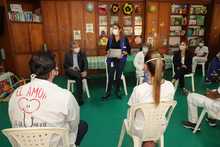 Semilleros de Cultura Ciudadana enviaron emotivo mensaje al personal m&eacute;dico del HUV