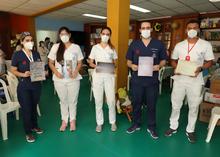 Semilleros de Cultura Ciudadana enviaron emotivo mensaje al personal m&eacute;dico del HUV