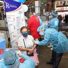 Con campa&ntilde;a de prevenci&oacute;n contra la COVID-19, fue intervenida la galer&iacute;a El Porvenir