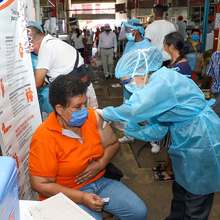 Con campa&ntilde;a de prevenci&oacute;n contra la COVID-19, fue intervenida la galer&iacute;a El Porvenir