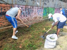 Huerta por la vida y la cultura ciudadana con barristas del Am&eacute;rica de Cali