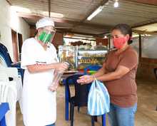 El programa de lucha contra el hambre beneficia mas de 100 personas en el corregimiento La Paz