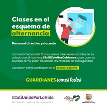 Docentes compartir&aacute;n por redes sociales c&oacute;mo transcurre el modelo de alternancia en su instituci&oacute;n