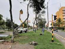 En funcionamiento el sem&aacute;foro de la calle 13 con calle 14