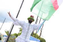 Cristo Rey en el cerro Los Cristales