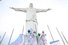 Cristo Rey en el cerro Los Cristales