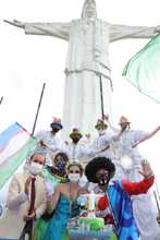 Cristo Rey en el cerro Los Cristales