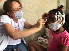 Con mitos y leyendas del Pacifico, los ni&ntilde;os reasentados del Jarillon viven su Halloween