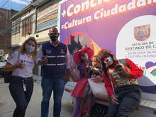 150 kits escolares entregados para promover cultura cívica en la niñez del barrio Poblado II