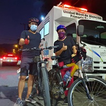 Inici&oacute; toma de pruebas PCR gratuitas para ciclistas que usan las Rutas D&rsquo; Vida