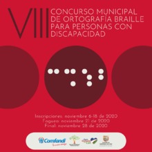 Sala Borges lanza VIII Concurso Municipal de Ortograf&iacute;a en Braille 